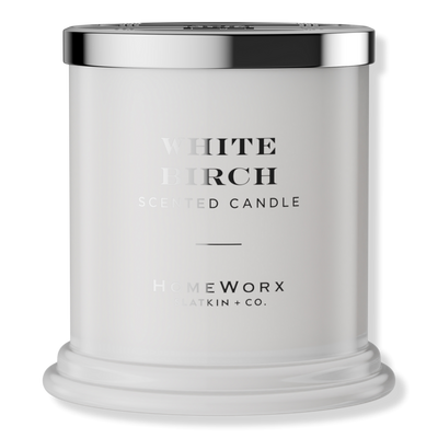 HomeWorx White Birch 1-Wick Scented Candle
