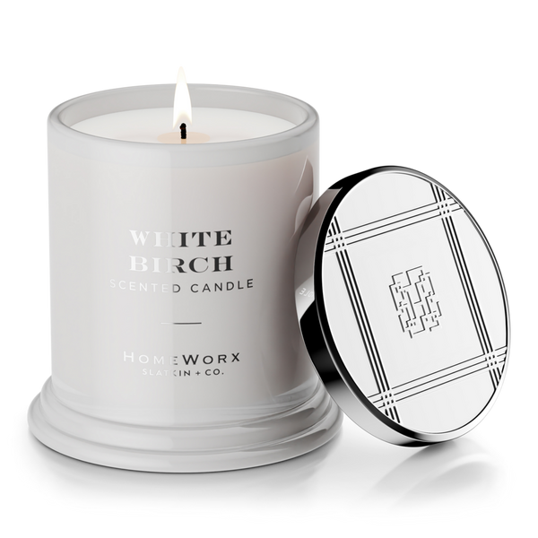 HomeWorx White Birch 1-Wick Scented Candle #2