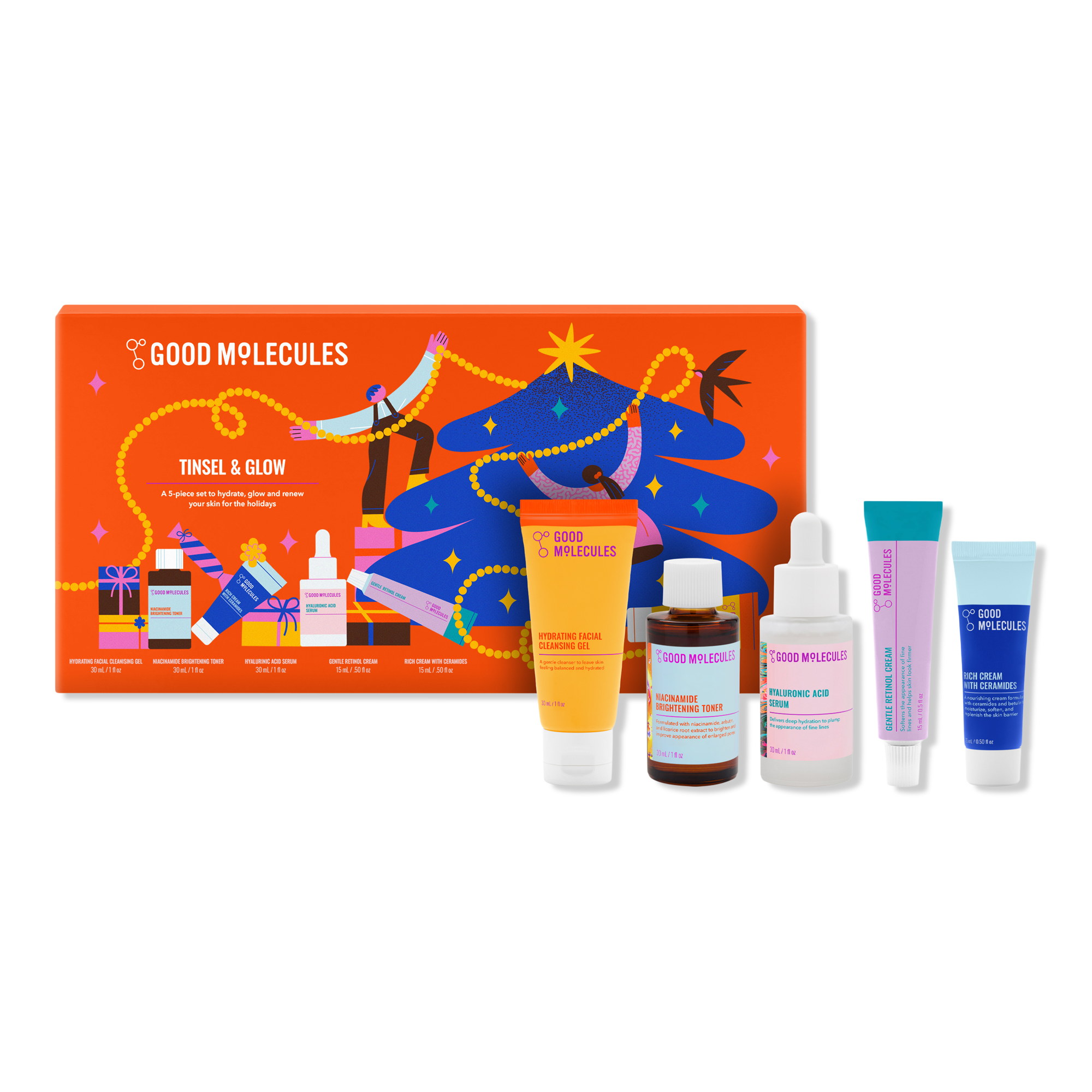 Good Molecules Tinsel & Glow Holiday Set #1