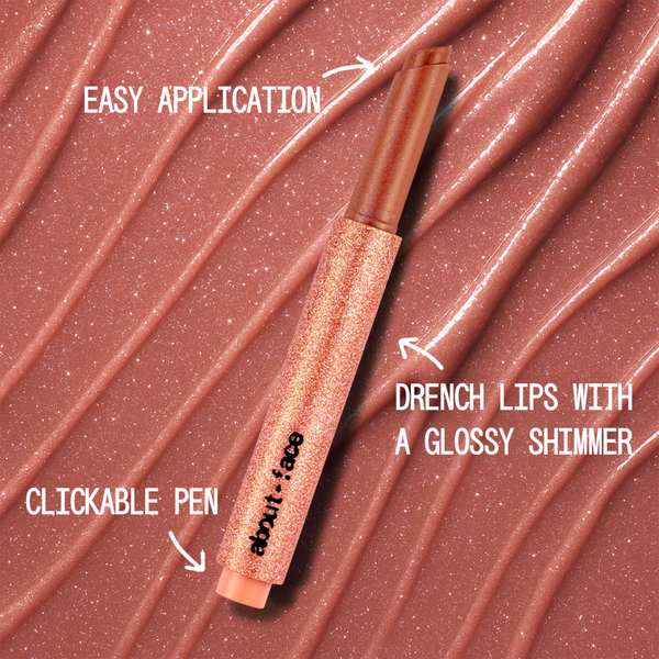 about-face Cherry Pick Lip Shimmer #4