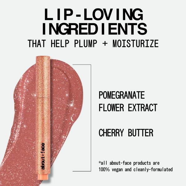 about-face Cherry Pick Lip Shimmer #5