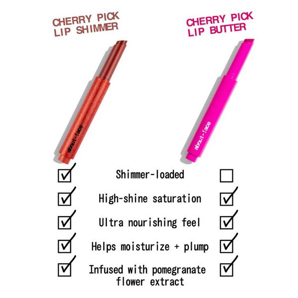 about-face Cherry Pick Lip Shimmer #9
