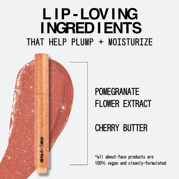 about-face Cherry Pick Lip Shimmer #5