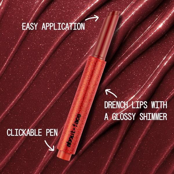 about-face Cherry Pick Lip Shimmer #4