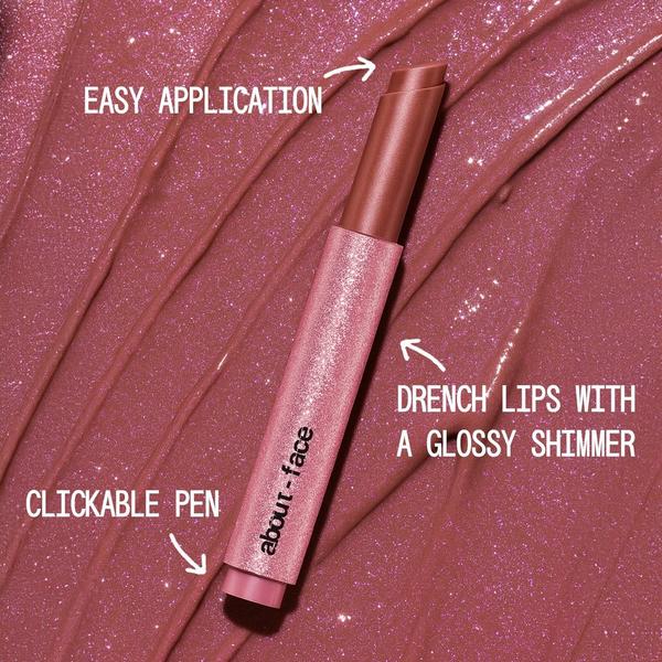 about-face Cherry Pick Lip Shimmer #4