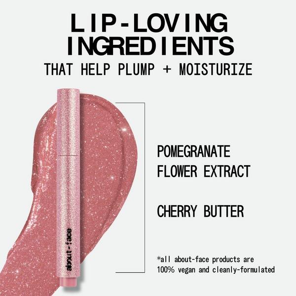 about-face Cherry Pick Lip Shimmer #5