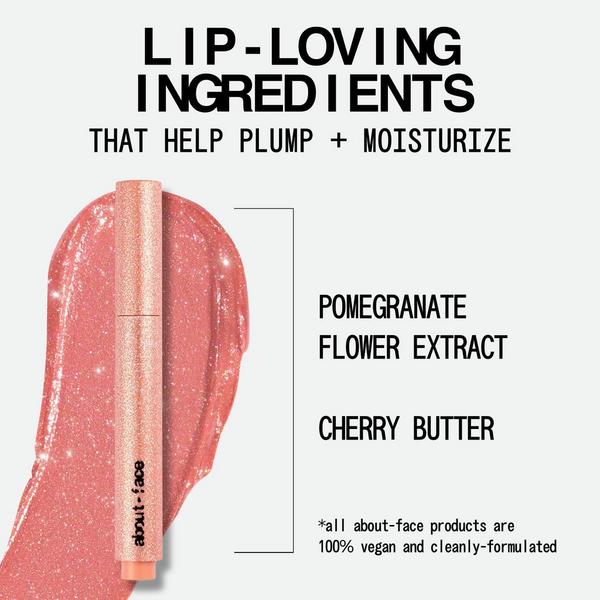 about-face Cherry Pick Lip Shimmer #5