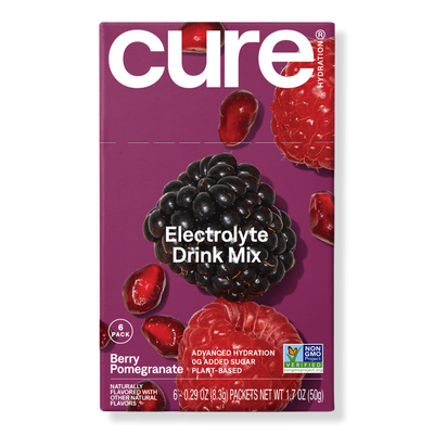 Cure Hydration Electrolyte Drink Mix Berry Pomegranate