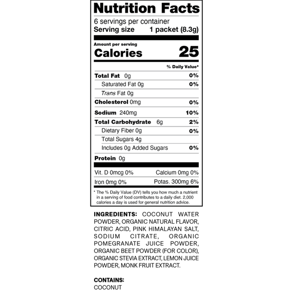 Cure Hydration Electrolyte Drink Mix Berry Pomegranate #2