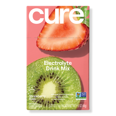 Cure Hydration Electrolyte Drink Mix Strawberry Kiwi