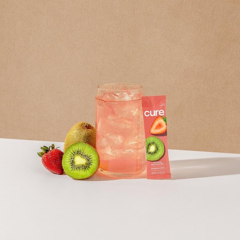 Cure Hydration Electrolyte Drink Mix Strawberry Kiwi #4