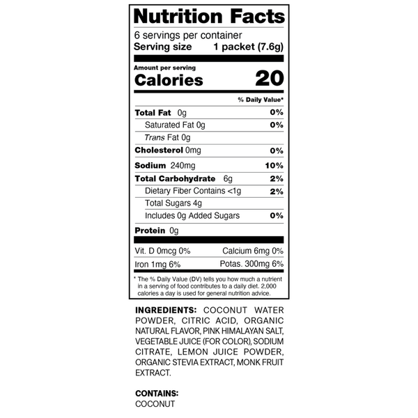Cure Hydration Electrolyte Drink Mix Tropical Punch #2