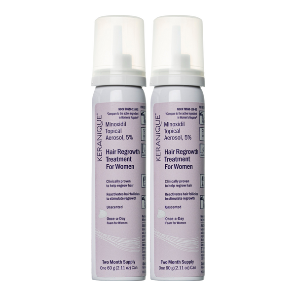 Keranique Hair Regrowth Treatment 5% Minoxidil Foam 2 Pack #2