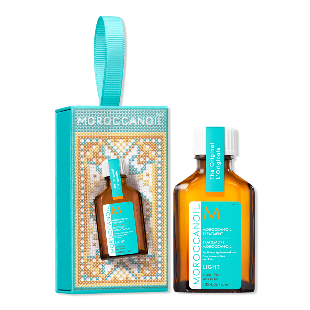 Moroccanoil Treatment Light Hair Oil Holiday Ornament In Transparent