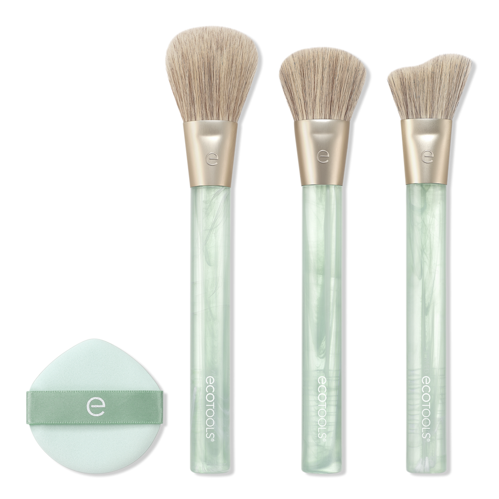 Ecotools 'tis The Sea-son Brush + Puff Gift Set