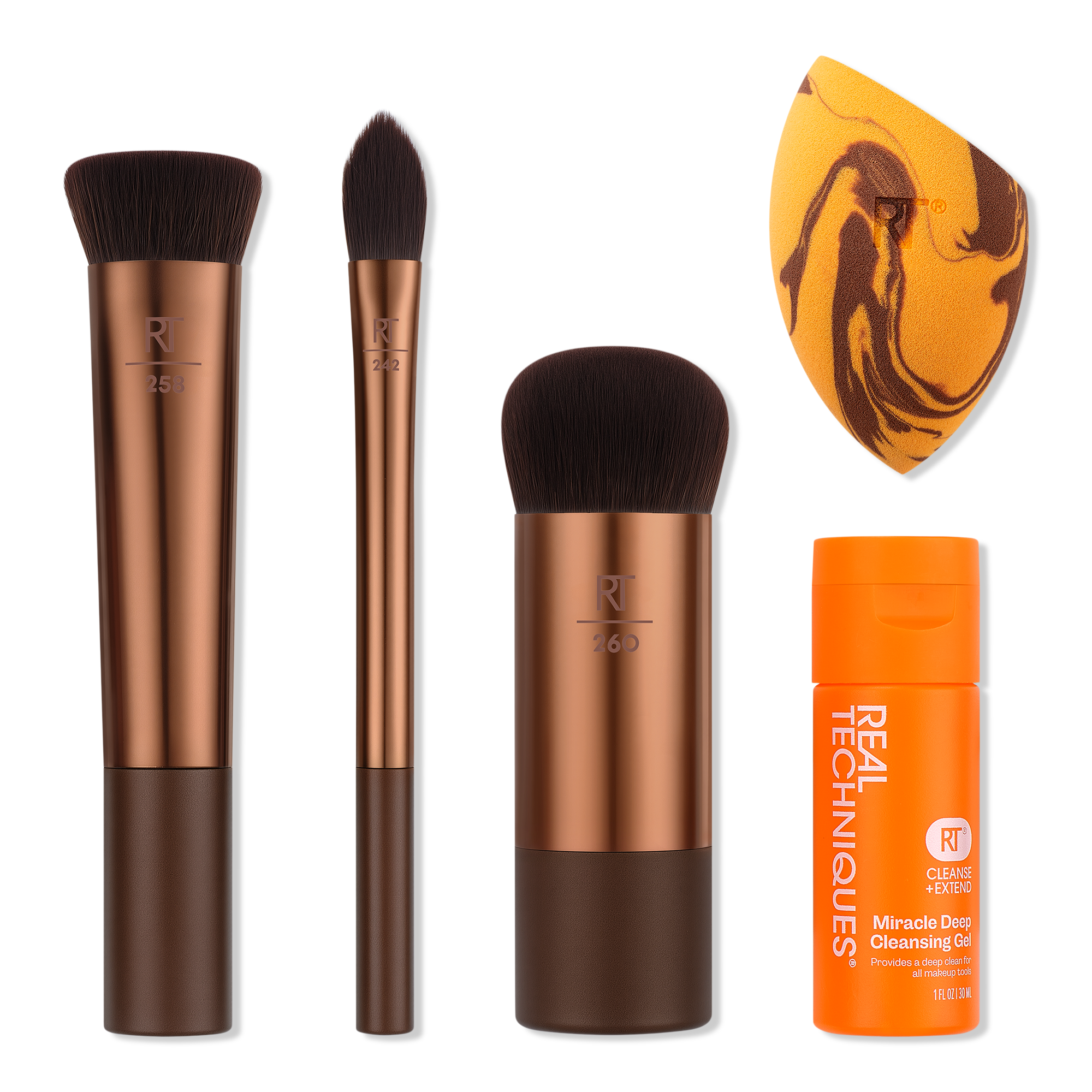 Real Techniques Sleigh The Night Brush + Sponge Gift Set #1