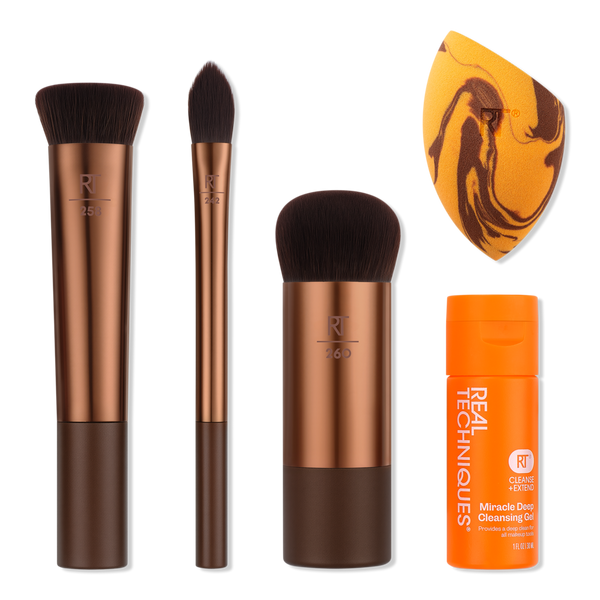 Real Techniques Sleigh The Night Brush + Sponge Gift Set #1