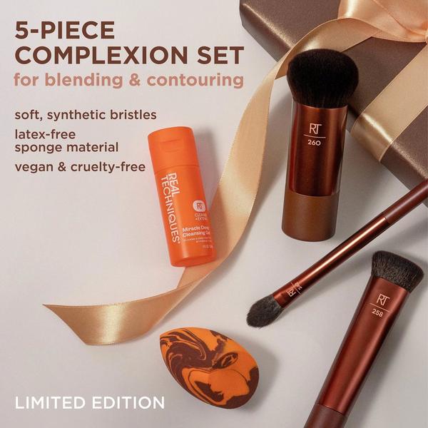 Real Techniques Sleigh The Night Brush + Sponge Gift Set #3