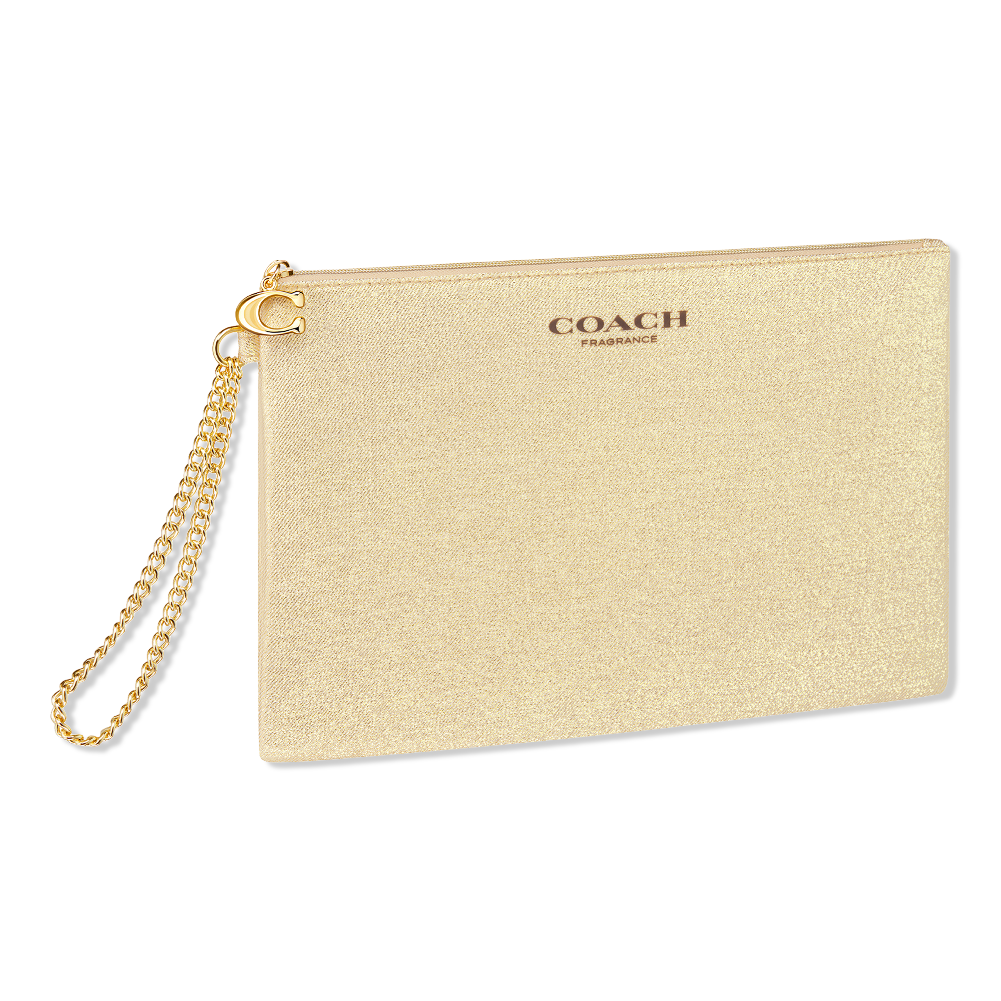 Coach Free Coach Gold Evening Pouch with brand large spray purchase #1