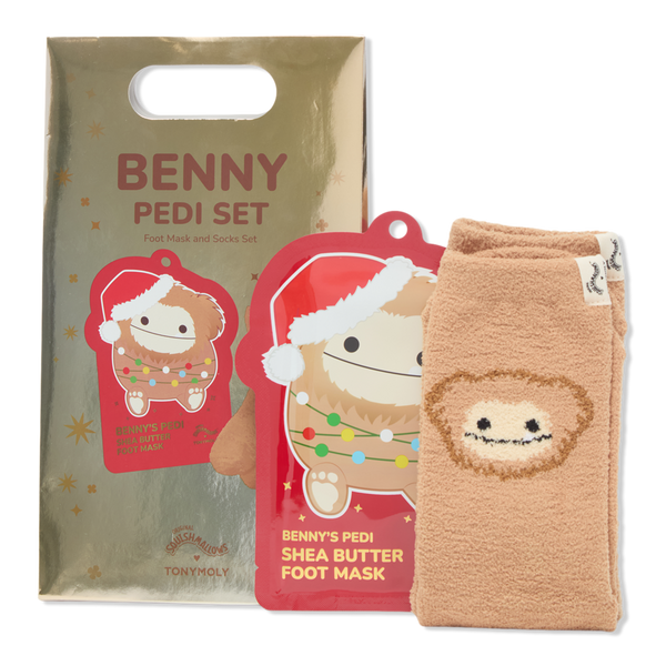 TONYMOLY Squishmallows Benny Foot Mask and Socks Set #1