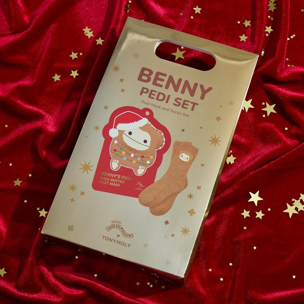 Squishmallows Benny Foot Mask and Socks Set