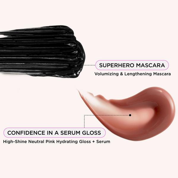 IT Cosmetics Unwrap Effortless Color Mascara & Lip Gloss Makeup Gift Set #2