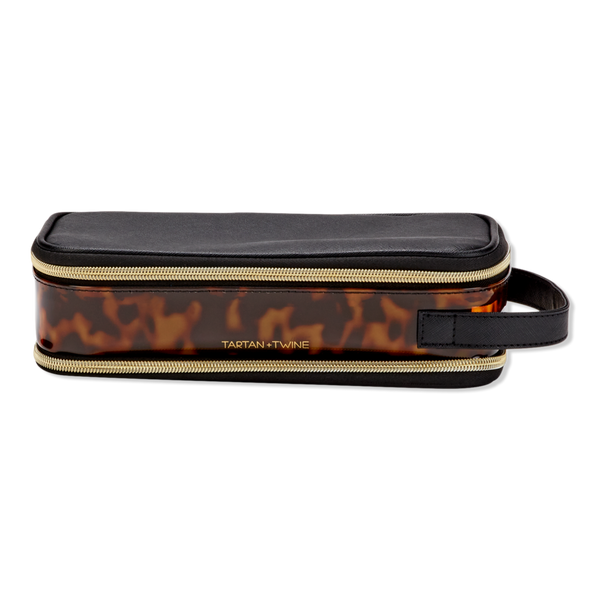 Tartan + Twine Tortoise Double Zip Brush Case #1