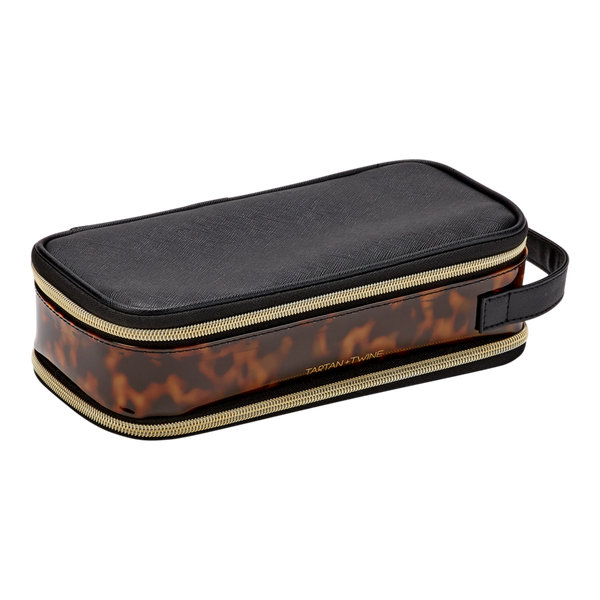 Tartan + Twine Tortoise Double Zip Brush Case #2