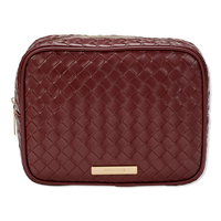 Burgundy Single Zip Organizer