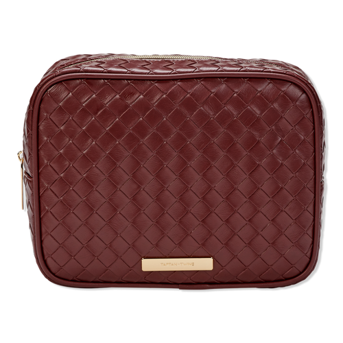 Burgundy Single Zip Organizer