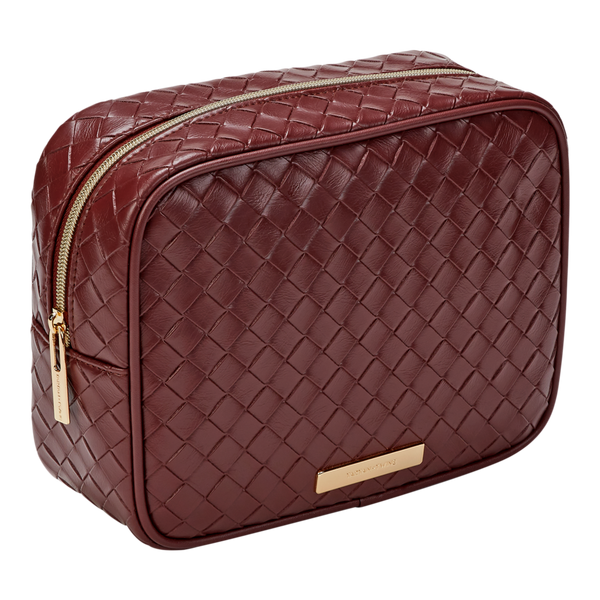 Tartan + Twine Burgundy Single Zip Organizer #2