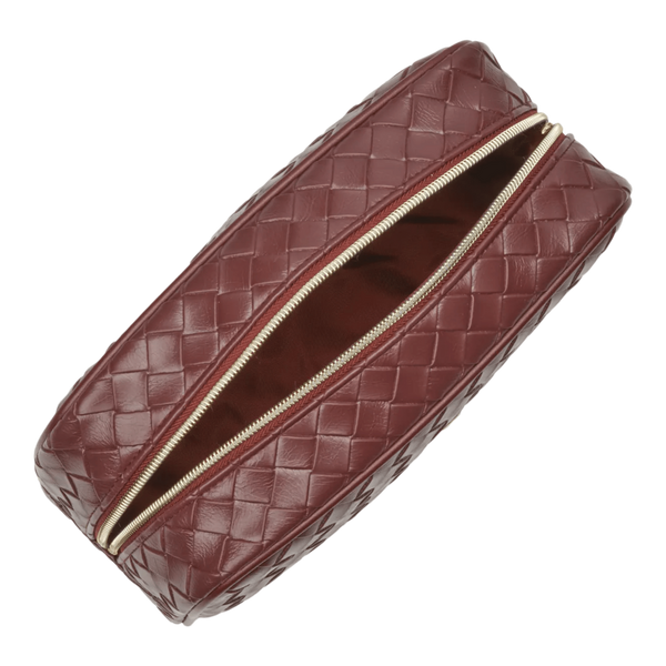 Tartan + Twine Burgundy Single Zip Organizer #3