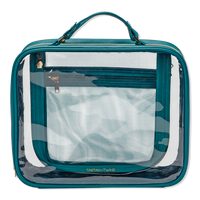 Transparent Teal Deluxe Weekender