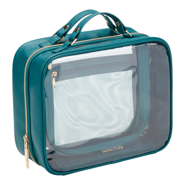 Tartan + Twine Transparent Teal Deluxe Weekender #2