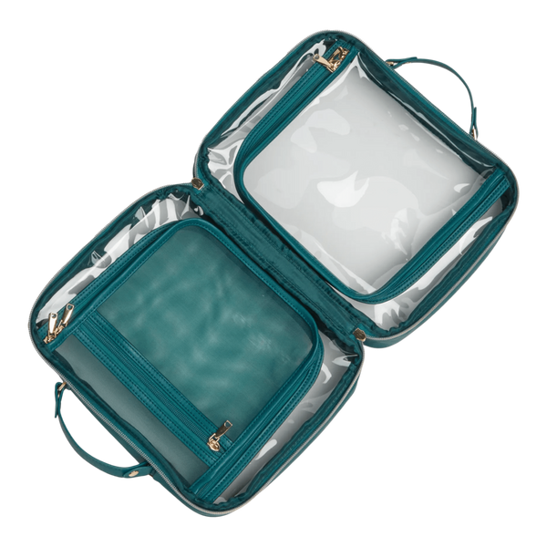 Tartan + Twine Transparent Teal Deluxe Weekender #3