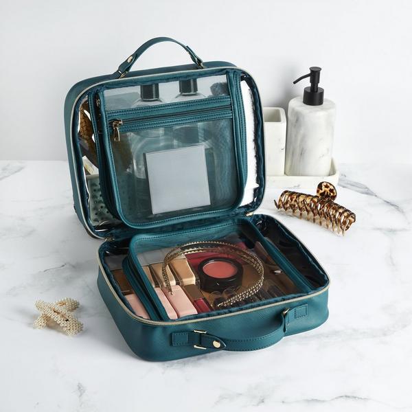Tartan + Twine Transparent Teal Deluxe Weekender #4