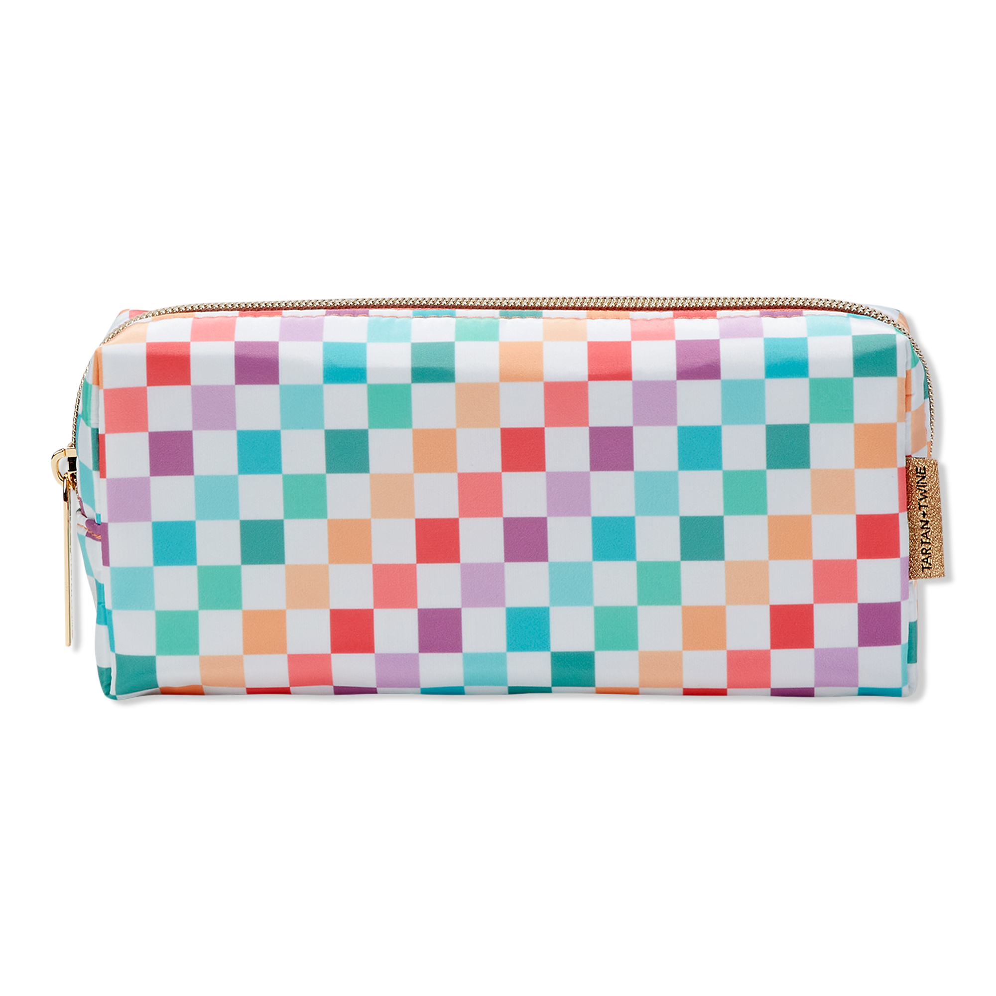 Tartan + Twine Checkered Pencil Case #1