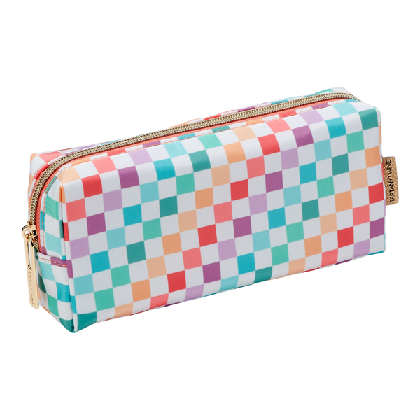 Tartan + Twine Checkered Pencil Case #2