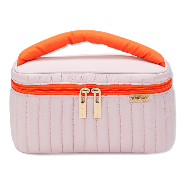 Tartan + Twine Puffer Train Case #1