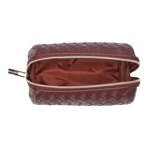 Tartan + Twine Burgundy Pencil Case #3