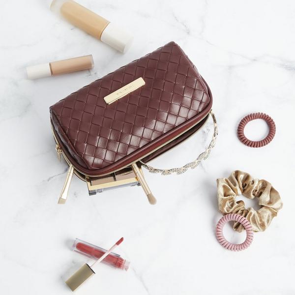 Tartan + Twine Burgundy Pencil Case #5