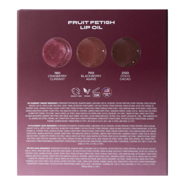 Milani HAPPY HOLIGLAZE - Fruit Fetish Lip Oils Set #2