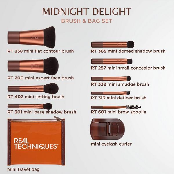 Real Techniques Midnight Delight Travel Gift Set #4