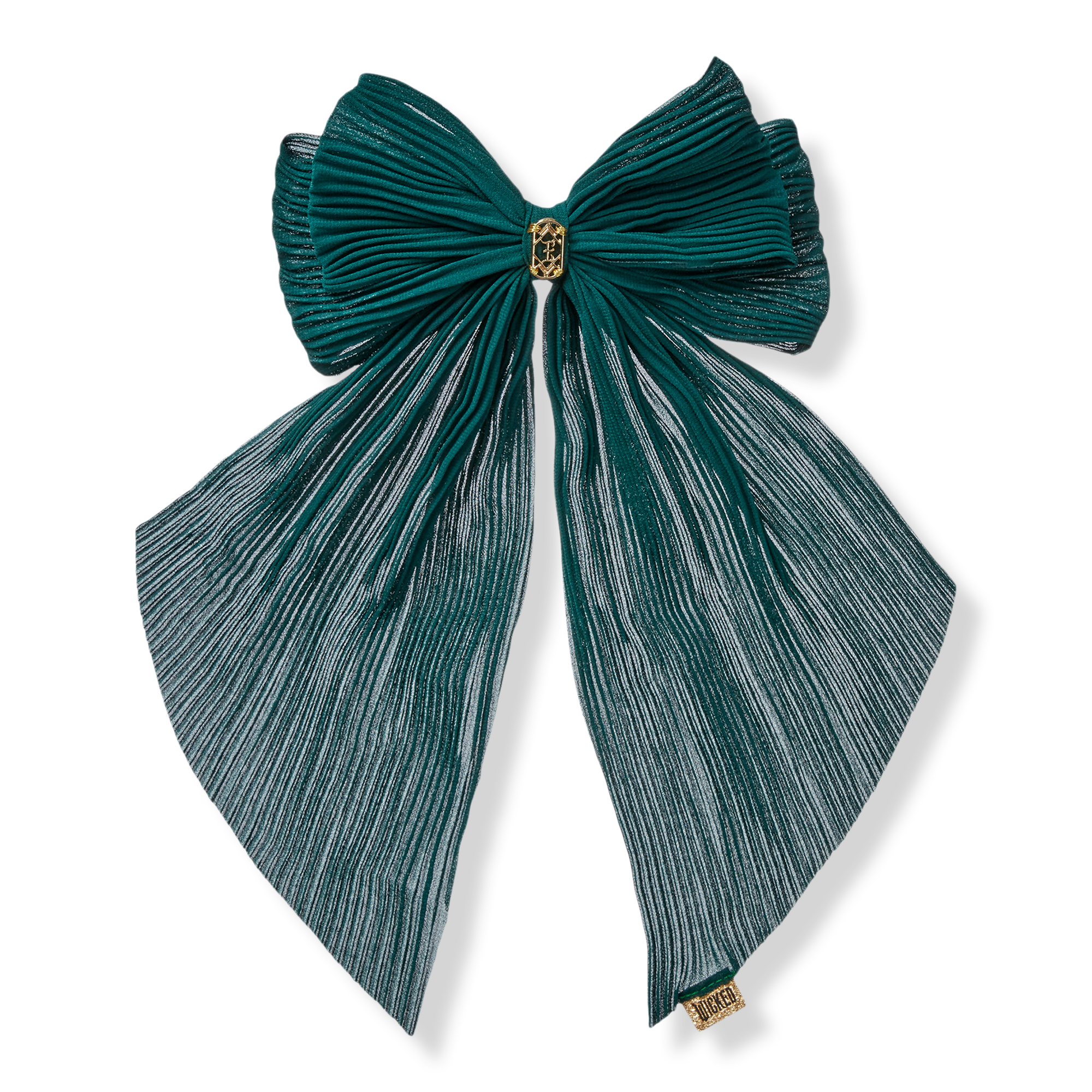 Scünci Wicked Pleated Bow Barrette #1