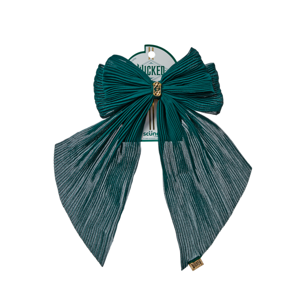 Scünci Wicked Pleated Bow Barrette #2