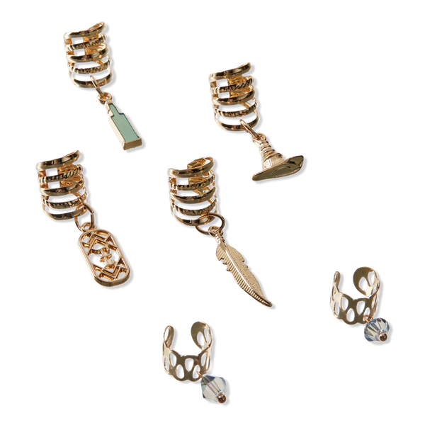Scünci Wicked Hair Cuffs With Charms #1