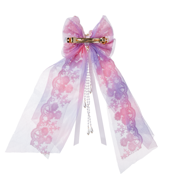 Scünci Wicked Glinda Long Bow Barrette #3