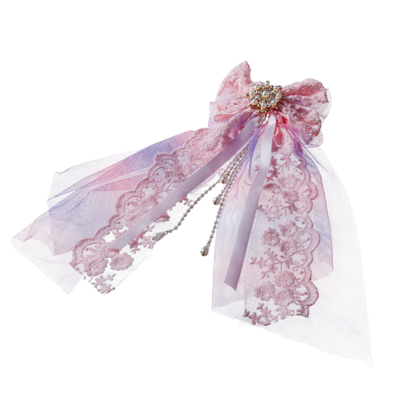 Scünci Wicked Glinda Long Bow Barrette #4