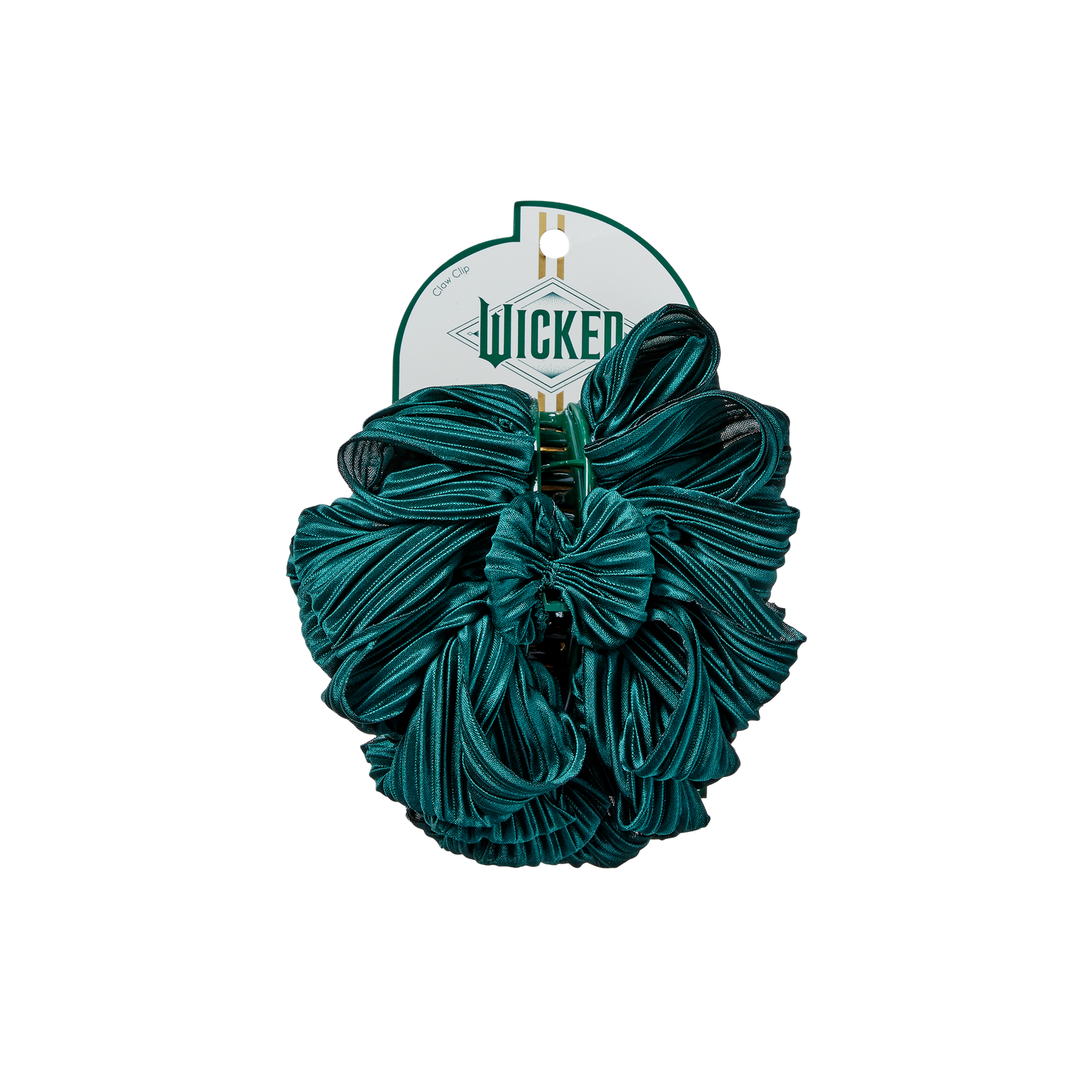 Wicked Fabric Claw Clip with Bow