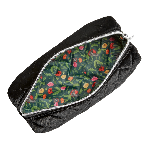 Tartan + Twine Wicked Black Quilted Velvet Loaf Bag #3